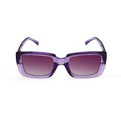 Contacta, Dafne Damen-Sonnenbrille mit polarisierten Gläsern, glänzend und halbtransparent, klare Sicht, Farbe Violett, Packung mit Brillenhalter, 24 g von Contacta