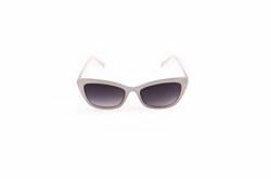 Contacta, Diva Sonnenbrille für Damen mit polarisierten Gläsern, eleganter und femininer Rahmen, klare Sicht, Farbe Grau mit grauer Linse, Verpackung mit Brillenbeutel, 18 g von Contacta