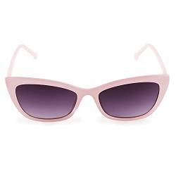 Contacta, Diva Sonnenbrille für Damen mit polarisierten Gläsern, eleganter und femininer Rahmen, klare Sicht, Farbe Rosa mit grauer Linse, Verpackung mit Brillenbeutel, 18 g von Contacta