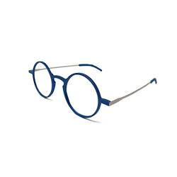 Contour Zipo Lesebrille und die Augenermüdung, mit speziellem Blaulichtfilter für Computer und Bildschirme, extrem leicht und sehr robust, mit hauchdünnem Aluminiumrahmen (Blau, 2, x) von Contour