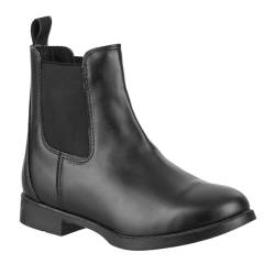 Contrace© Reit-Stiefelette »Jodhpur Vegan« - Chelsea Boot - Veganer Reit-Schlupf-Schuh - Komfortinnensohle - Gummisohle - Mesh-Futter - Hautverträglich - Atmungsaktiv - Schwarz - 39 von Contrace