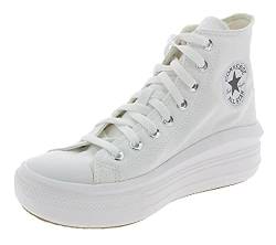 CONVERSE Damen Chuck Taylor All Star Move Sneaker, White/Natural Ivory/Black, 39.5 EU von Converse