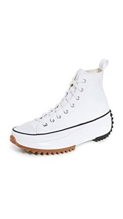 CONVERSE Herren Run Star Hike Canvas Platform Sneaker, White/Black/Gum, 44.5 EU von Converse