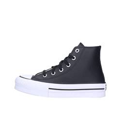 Converse CHUCK TAYLOR ALL STAR LIFT PLATFORM LEATHER Sneaker Nero Da Bambino A01015C von Converse