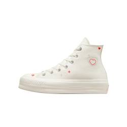 Converse Chuck Taylor All Star Lift High Top Sneaker für Damen, Egret/Fever Dream/Egret, 37 EU von Converse