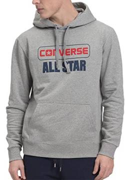 Converse Herren All Star Hoodie Sweatshirt 10023305 grau, Bekleidungsgröße:L von Converse