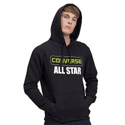Converse Herren All Star Hoodie Sweatshirt 10023305 schwarz, Bekleidungsgröße:L von Converse