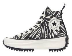 Converse Herren Run Star Wander-Sneaker, hohe Form, Black/White/Zebra, 37.5 EU von Converse
