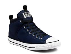 Converse Herren Street Leather High Top Sneaker, Obsidian/Midnight Navy, 12.5 Women/10.5 Men von Converse