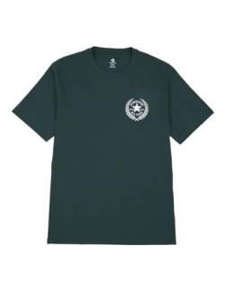 Converse Secret Pines Unisex T-Shirt Grün, grün, L von Converse