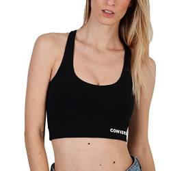 Converse Sporttop Schwarz für Damen mit Logo, Schwarz , Medium von Converse