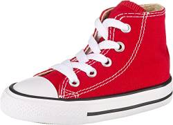Converse Unisex - Kinder Chuck Taylor All Star High Hohe Sneakers, Rot, 20 EU von Converse