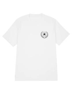 Converse Unisex T-Shirt Weiß, weiß, XL von Converse