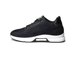 Conzuri Offizielle V2 Cloud Runners Schuhe für Herren - Höhensteigende Schuhe erhöhen Ihre Körpergröße um 6,1 cm - Aufzugsschuhe für Freizeit-/Berufseinstellungen, Stealth Black, 45 EU von Conzuri