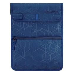 Coocazoo Tablet-/Laptoptasche, Blue, bis 14 Zoll, Größe L, kompakt, Rundumschutz, Reißverschluss & Tragegriff, Stiftehalterung, Organizerfächer, wasserabweisend von Coocazoo