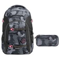 coocazoo JOKER Schulrucksack-Set 2tlg Bubble Brush von Coocazoo