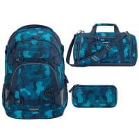 coocazoo MATE Schulrucksack-Set 3tlg Cloudy Camou von Coocazoo