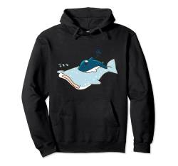 Niedlicher Kawaii Anime Sleeping Sharks Wal Shark - Japanisch Pullover Hoodie von Cool Anime - Vaporwave - Anim Stuff
