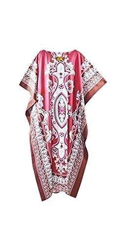 Cool Kaftans - Bali Damen Kaftan Strandbekleidung Batik Lang Locker Betender Indonesien - Nicht angegeben, Rot von Cool Kaftans