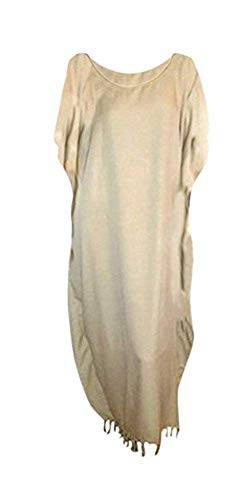 Cool Kaftans Schlichtes Kleid, Damen, Schlichte Ausführung, beige von Cool Kaftans