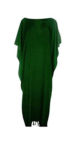 Cool Kaftans Schlichtes Kleid, Damen Gr. XX-Large, grün von Cool Kaftans