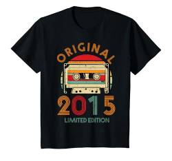 Kinder 9.Geburtstag Original Junge Mädchen Vintage Jahrgang 2015 T-Shirt von Cool Original Jahrgang Geschenke Geburtstag 2024