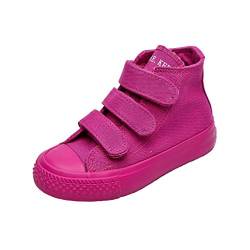 Cool&D Kinder Canvas Sneaker Segeltuchschuhe Unisex Leinwand Sportlich Schuhe High-Top Sportschuhe von Cool&D