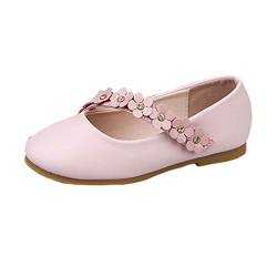 Cool&D Mädchen Sandalen Prinzessin Schuhe Sandalen Flach-Schuhe Oxford Sohlen Sandalette(Rosa,EU27) von Cool&D