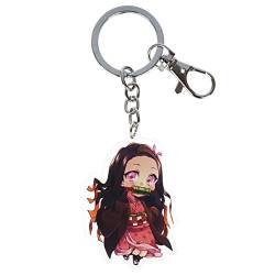 CoolChange Kimetsu no Yaiba Chibi Schlüsselanhänger mit Figur von Nezuko Kamado von CoolChange