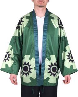 CoolChange Lorenor Zorro Kimono Jacke | Anime Haori Umhang | Grün | Größe: S/M von CoolChange