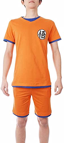 CoolChange Son Goku Schlafanzug | Sommer Pyjama für Dragon Ball Fans | Größe: L von CoolChange