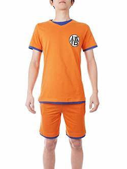 CoolChange Son Goku Schlafanzug | Sommer Pyjama für Fans | Größe: M von CoolChange