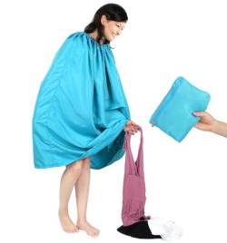 CoolChange Umkleide Poncho | Mantel zum Umziehen | Strandumkleidung Umhang | Blau von CoolChange