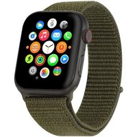 CoolGadget Smartwatch-Armband für Apple Watch Serie 8 mit 45mm Gehäuse, Stoff Uhren Nylon Band Ersatz mit Klettverschluss von CoolGadget