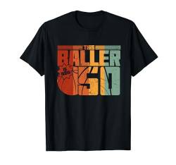 50. Geburtstag Basketball Spieler 50 Jahre alt Jungs Männer T-Shirt von Coole Basketball Geburtstag Designs