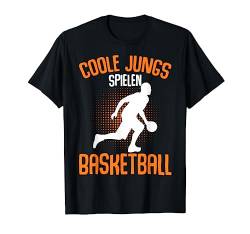 Coole Jungs spielen Basketball Basketballer Jungen Kinder T-Shirt von Coole Basketball Geschenke