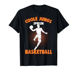 Coole Jungs spielen Basketball Basketballer Kinder Jungen T-Shirt von Coole Basketball Geschenke