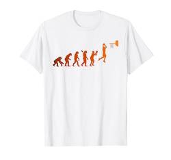 Dunking Basketball Spieler Evolution T-Shirt von Coole Basketball Geschenke