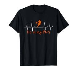 Dunking Basketball Spieler Herzschlag It's In My DNA T-Shirt von Coole Basketball Geschenke