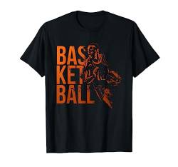 Dunking Retro Basketball Spieler Grafik T-Shirt von Coole Basketball Geschenke