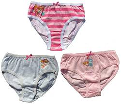 3X Mädchen Slips Unterhosen, kompatibel zu PAW Patrol MEGAPACK Set Kinderslips 2 3 4 5 6 7 8 Jahre Schlüpfer Unterwäsche Gr.98 104 110 116 128 (98) von Coole-Fun-T-Shirts
