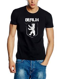 Berlin T-Shirt schwarz Gr.5XL von Coole-Fun-T-Shirts