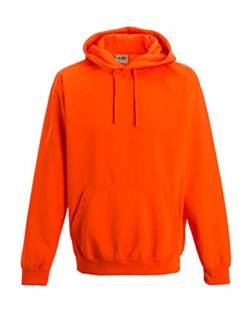 Coole-Fun-T-Shirts Herren Neon Sweatshirt mit Kapuze floureszierend, neonorange, M, 10811_neonorange_GR.M von Coole-Fun-T-Shirts