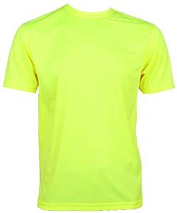 Coole-Fun-T-Shirts Laufshirt Neon Floureszierend, Neongelb, M, FT96_Neongelb_GR.M von Coole-Fun-T-Shirts