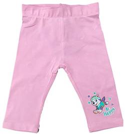 Coole-Fun-T-Shirts PAW PATROL Capri Leggings türkis und pink Mädchen Caprihose Glitzer Skye + Everest Leggins Hosen 3 4 5 6 7 8 9 10 Jahre Gr.98 104 110 116 128 (rosa, 98) von Coole-Fun-T-Shirts