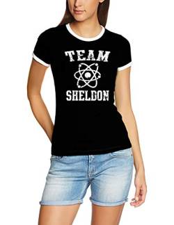 Coole-Fun-T-Shirts T-Shirt Team Sheldon - Big Bang Theory ! Vintage Rigi, schwarz, L, 10746_schwarz_RIGI_GR.L von Coole-Fun-T-Shirts