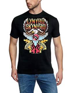 Lynyrd Skynyrd South N ROCKROLL Südstaaten T-Shirt Schwarz Gr.L von Coole-Fun-T-Shirts