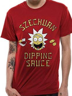Rick and Morty Szechuan Dipping Sauce T-Shirt Gr.XL von Coole-Fun-T-Shirts