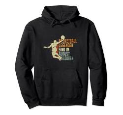 Basketball Legenden sind im August geboren Jungs Geburtstag Pullover Hoodie von Coole Geburtstag Geschenkideen für Basketballer