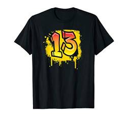 13. Geburtstag Geschenk Teens Jungs Mädchen Graffiti HIPHOP T-Shirt von Coole Graffiti Hip-Hop Geburtstagsgeschenkideen